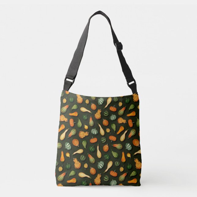Bolso Cruzado Ornamentales para otoño, otoño, día de gracias (Anverso)