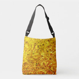 Bolso Cruzado oro líquido
