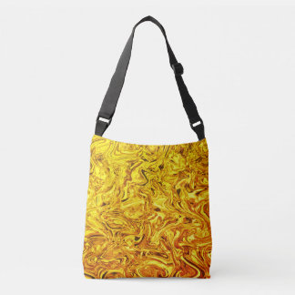 Bolso Cruzado oro líquido