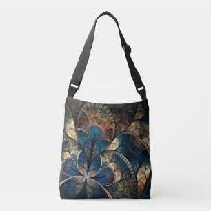Bolso Cruzado Oro y azul