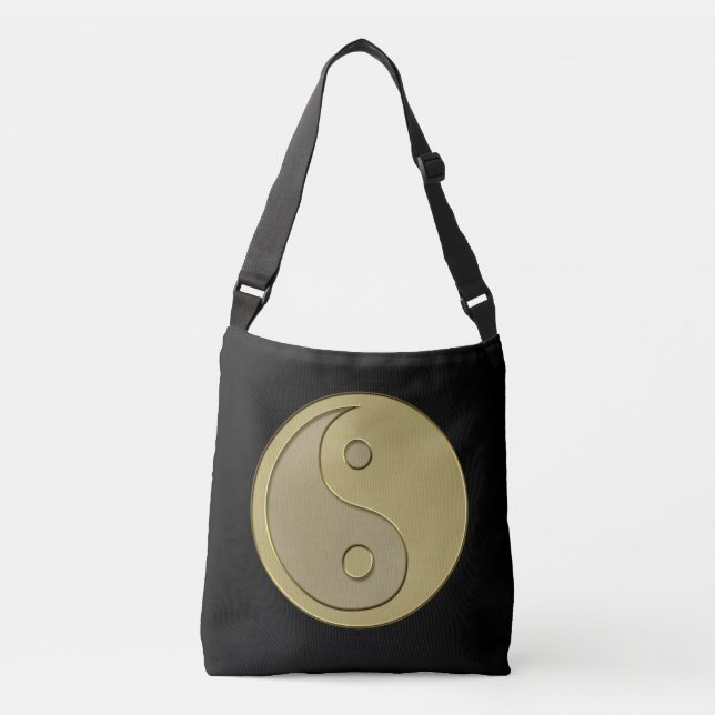 Bolso Cruzado "oro" yin yang (Anverso)