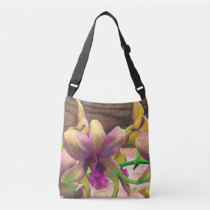 Bolso Cruzado Orquídeas floreciendo