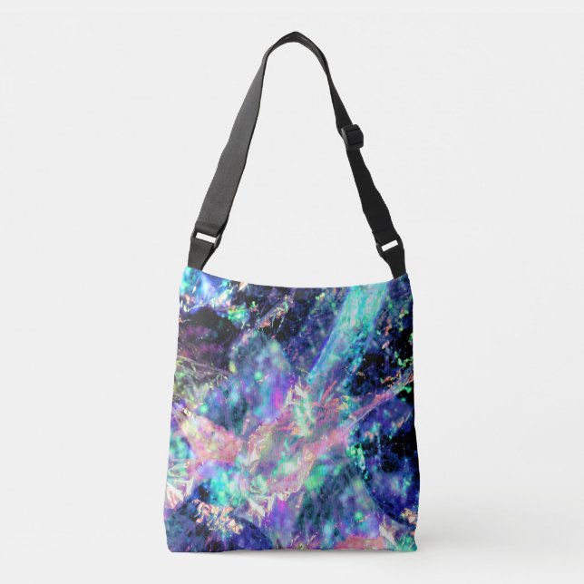 Bolso Cruzado oscuridad y luz, opal oscura: (Anverso)