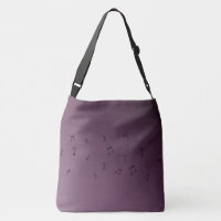 Oscuro Ombre Musical Notes Mauve