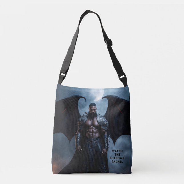 Bolso Cruzado Oscuro Romance Gorge Vampire Añadir nombre a regal (Reverso)