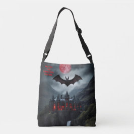Bolso Cruzado Oscuro Romance Vampire Book Club Añadir nombre Reg