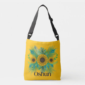 Bolso Cruzado Oshun Goddess Sunflowers