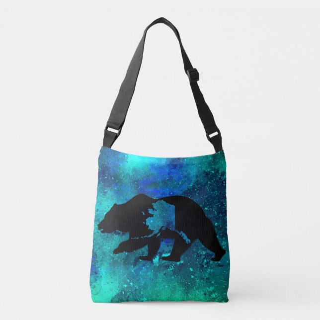 Bolso Cruzado Oso Alaska - Tote de cuerpo cruzado (Anverso)