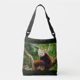 Bolso Cruzado Oso de panda roja lindo