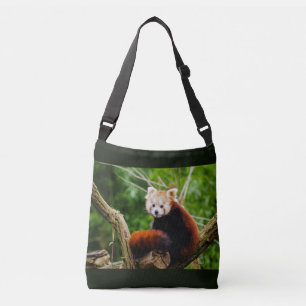 Bolso Cruzado Oso de panda roja lindo