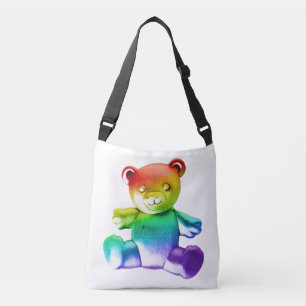 Bolso Cruzado Oso de peluche de metal cepillado SlipperyJoe's gr