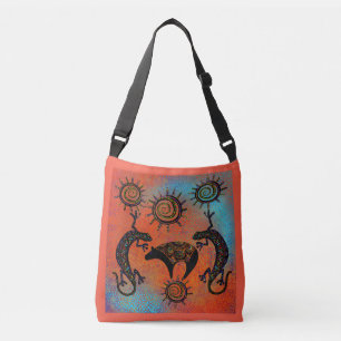 BOLSO CRUZADO OSO LAGARTO SUDOESTE ARTE