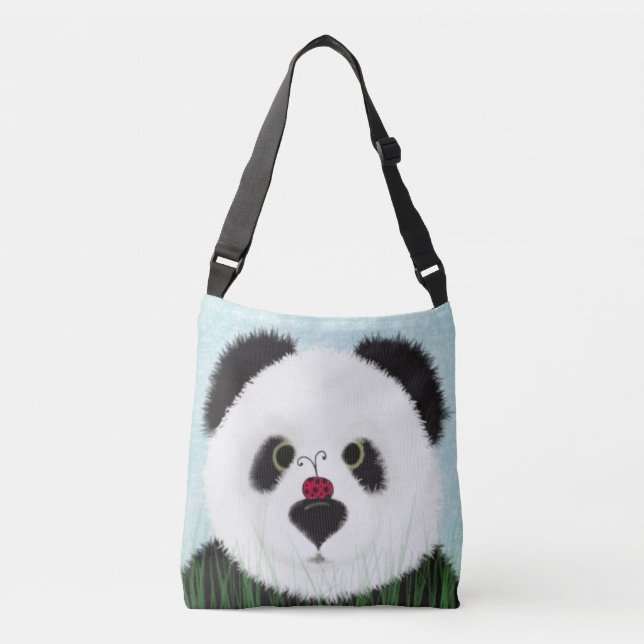 Bolso Cruzado Oso Panda Adorable (Anverso)