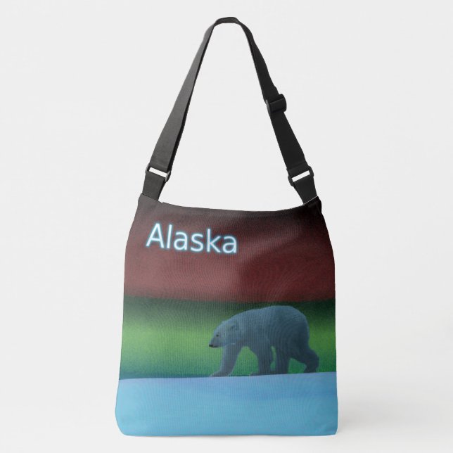 Bolso Cruzado Oso Polar: Alaska (Anverso)