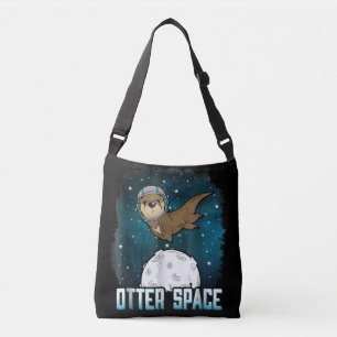 Bolso Cruzado Otter Lovers  Otter Space Funny Espacio Ultraterre