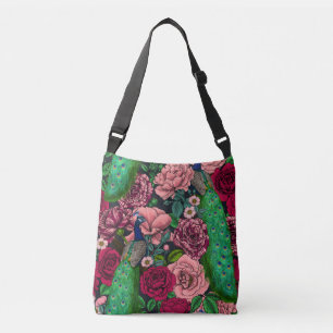 Bolso Cruzado Pacocas en el jardín rosa 2