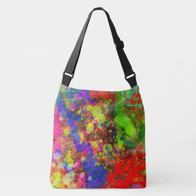 Bolso Cruzado Paint Splatter (Anverso)