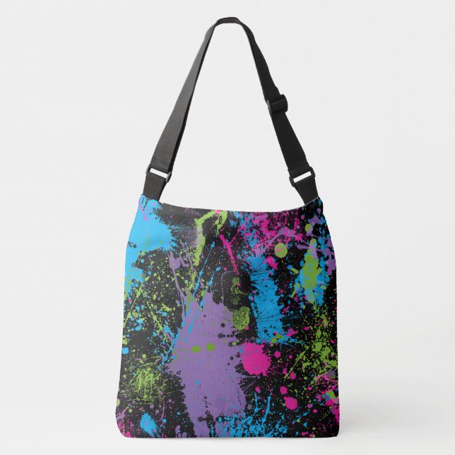 Bolso Cruzado Paint Splatter (Anverso)