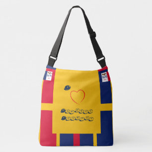Bolso Cruzado País de Hawkeye amarillo de la miel