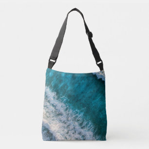 Bolso Cruzado Paisaje de la playa de bonito