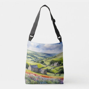 Bolso Cruzado Paisaje en Yorkshire Meadowsong