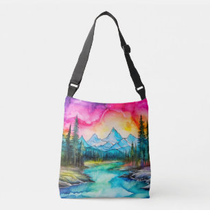 Bolso Cruzado Paisaje majestuoso y colorido al atardecer