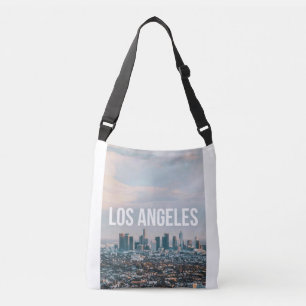 Bolso Cruzado Paisaje urbano retro de Los Ángeles Estética Ciuda
