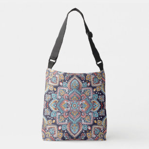 Bolso Cruzado Paisley indio: Patrón de Mandala étnica