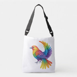 Bolso Cruzado Pájaro colorido