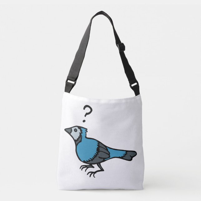 Bolso Cruzado Pájaro confuso (Anverso)