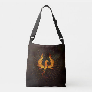 Bolso Cruzado Pájaro de Phoenix del fuego