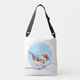 Bolso Cruzado pájaro naranja