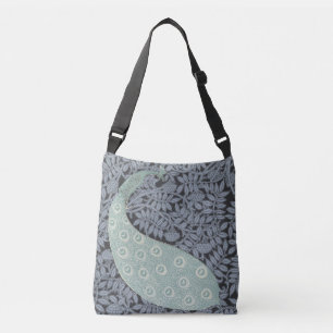 Bolso Cruzado Pájaro Vintage clásico de Peacock Art Nouveau