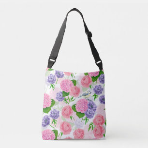 Bolso Cruzado Pájaro y flores