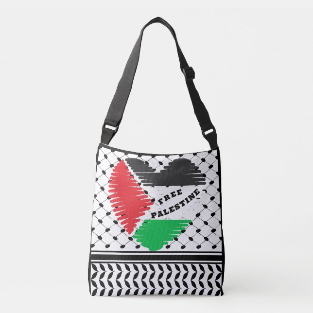 BOLSO CRUZADO PALESTINA LIBRE (Anverso)