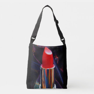 Bolso Cruzado Palo de labios rojo