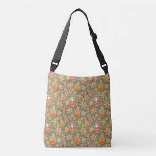 Bolso Cruzado Pan de jengibre/galletas/Navidades