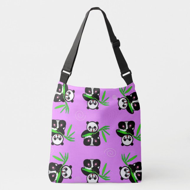Bolso Cruzado Panda Bears (Anverso)