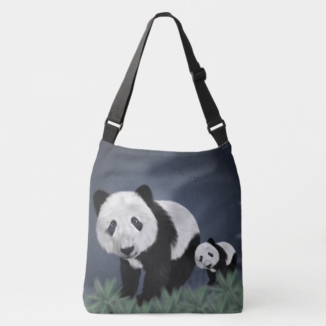 Bolso Cruzado Panda Bears (Anverso)