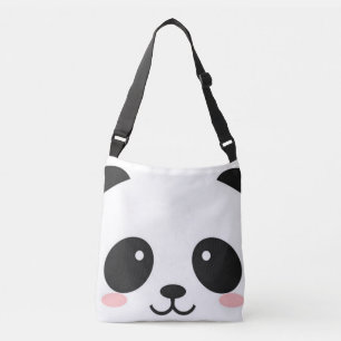 Bolso Cruzado Panda feliz linda de la cara