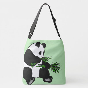 Bolso Cruzado Panda Gigante Verde