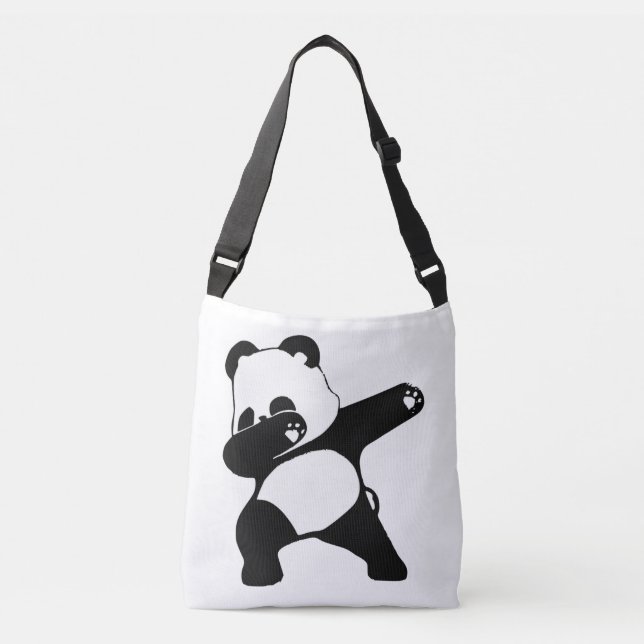 Bolso Cruzado Panda haciendo dab  (Anverso)