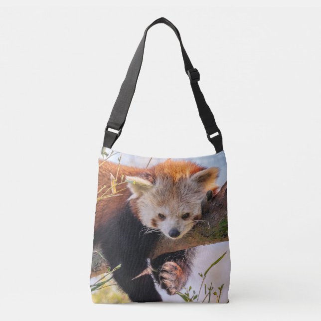 Bolso Cruzado Panda rojiza perezosa (Anverso)
