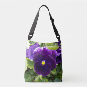 Bolso Cruzado Pansia Púrpura Profunda,
