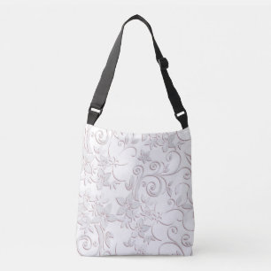 Bolso Cruzado Papel de pared de flores 1