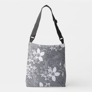 Bolso Cruzado Papel de pared de flores 2