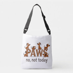 Bolso Cruzado Paquete de Patitas: Equipo Divertido de Perros - "