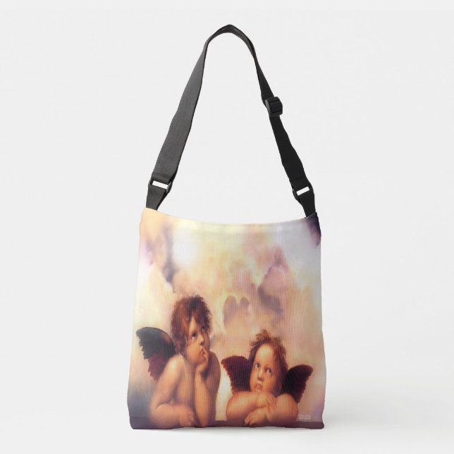 Bolso Cruzado Par Putti de ángeles (Anverso)