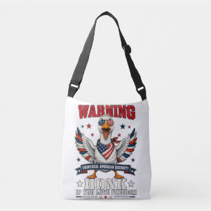 Bolso cruzado para el 4 de julio de Ganso Enojado