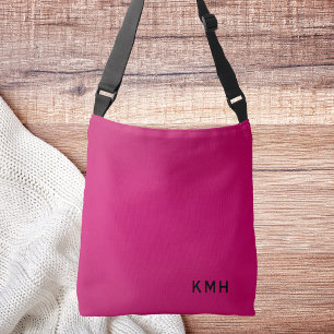 Bolso Cruzado Para su simple moderno rosa brillante chic